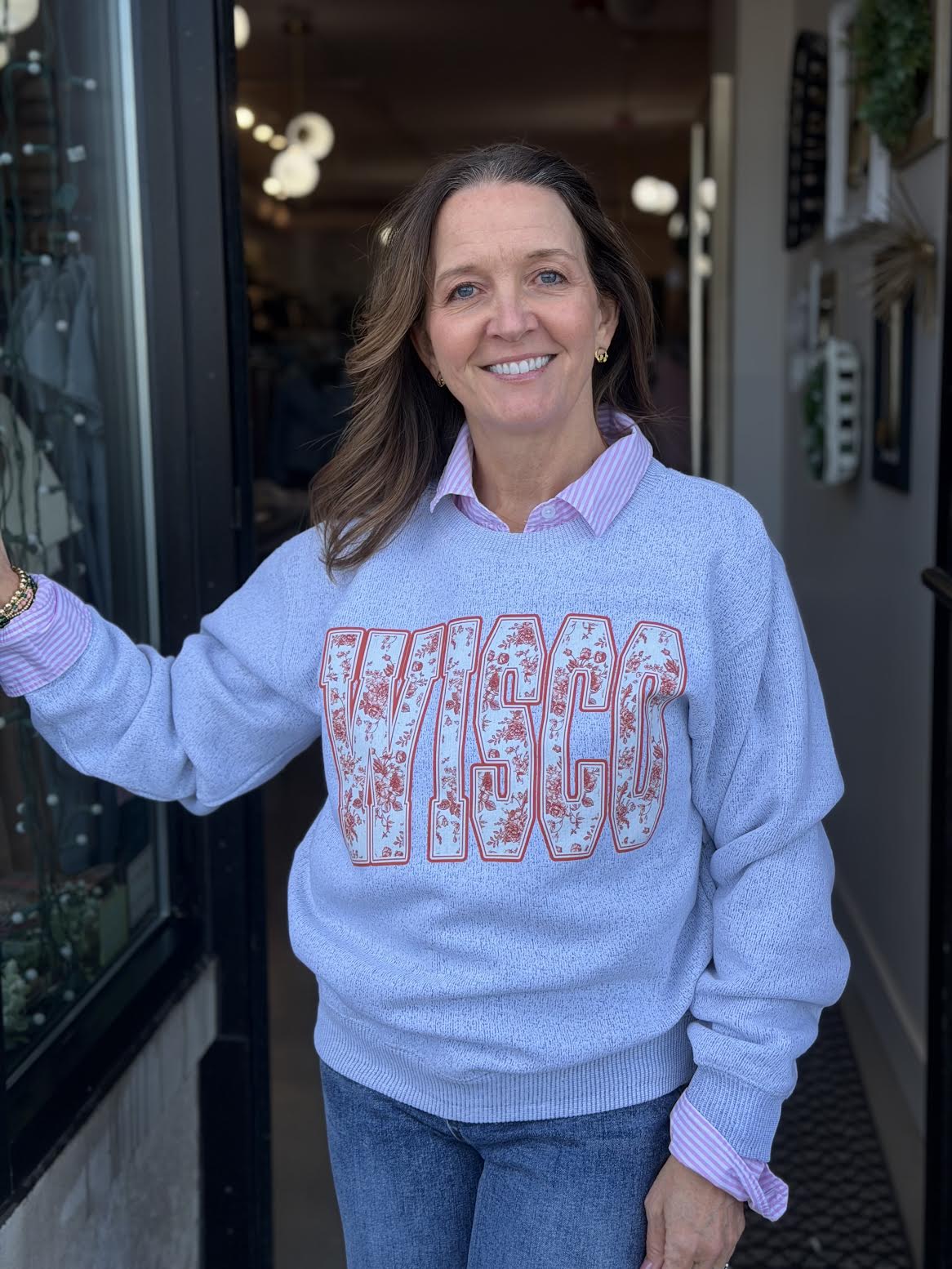 School Floral Sweatshirt