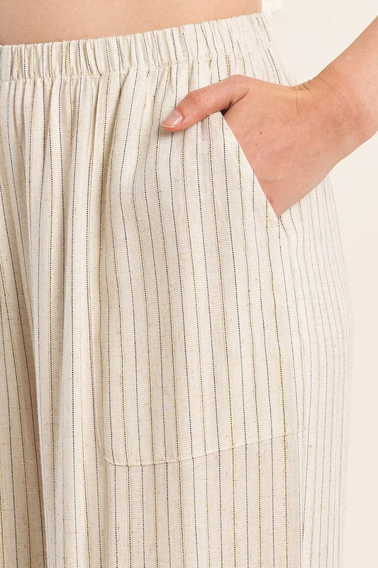 Casual Striped Pant