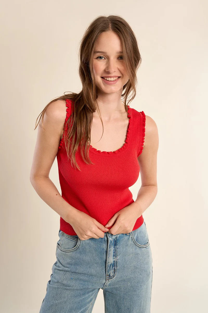 Ruffle Tank