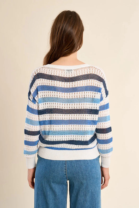 Blue Stripe Sweater