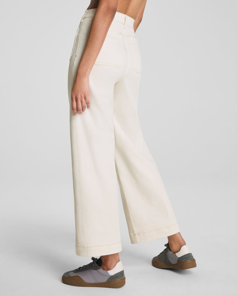 Crop Wide Patch Pocket