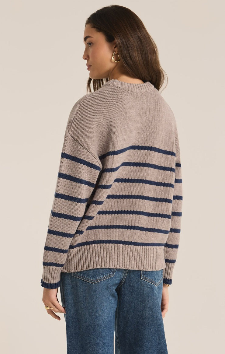 Boyfriend Stripe Sweater back