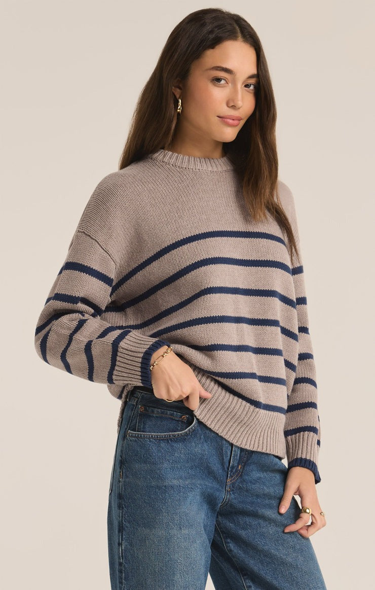 Boyfriend Stripe Sweater side