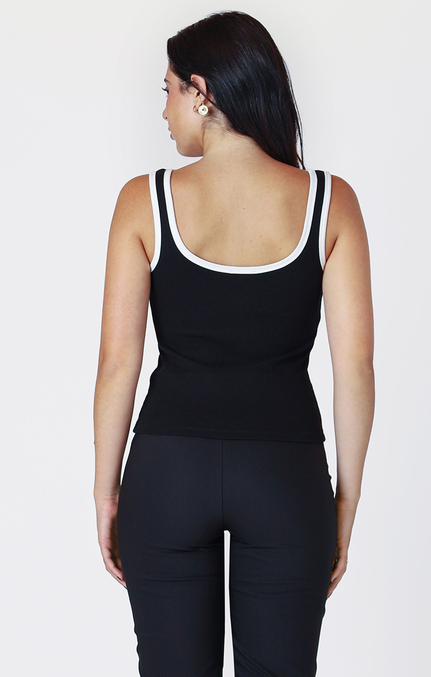 Contrast Trim Tank back
