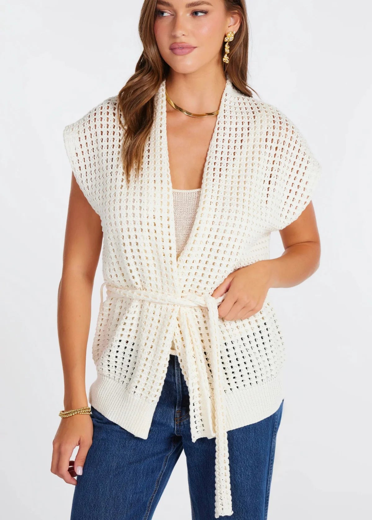 Belted Cardi