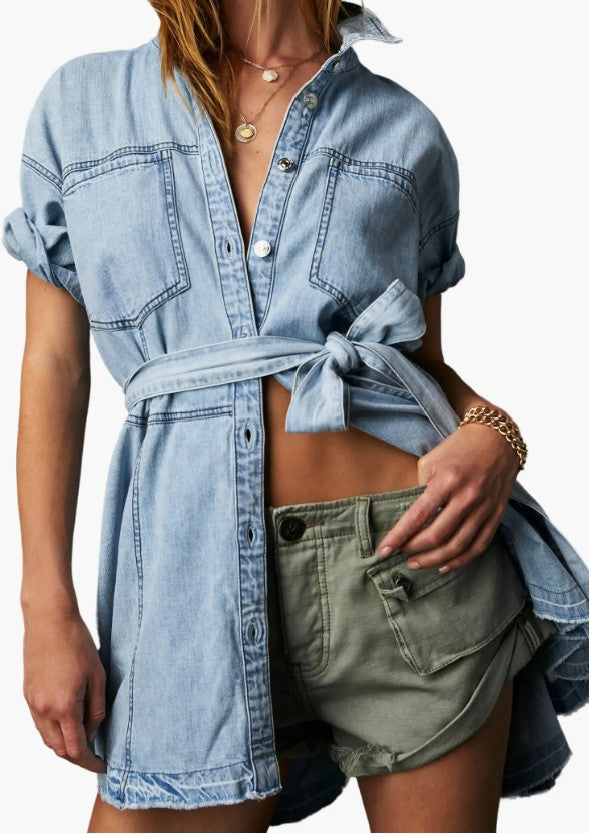 Indigo Denim Dress 2
