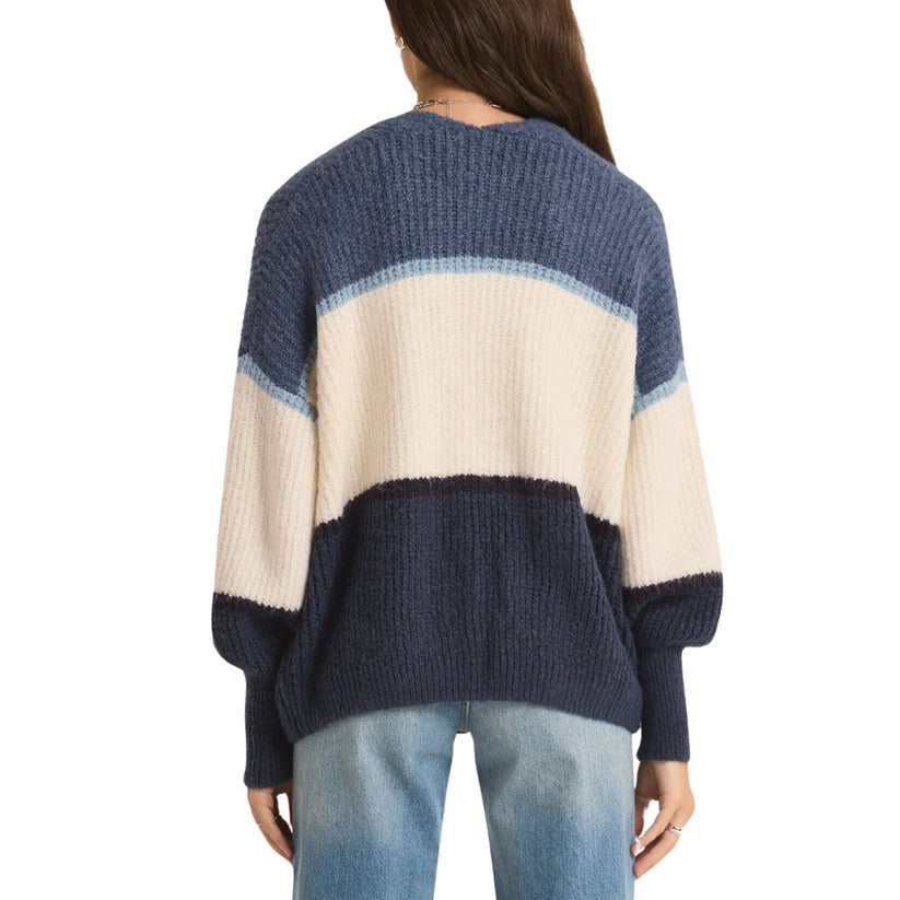 Jones Stripe Cardigan back