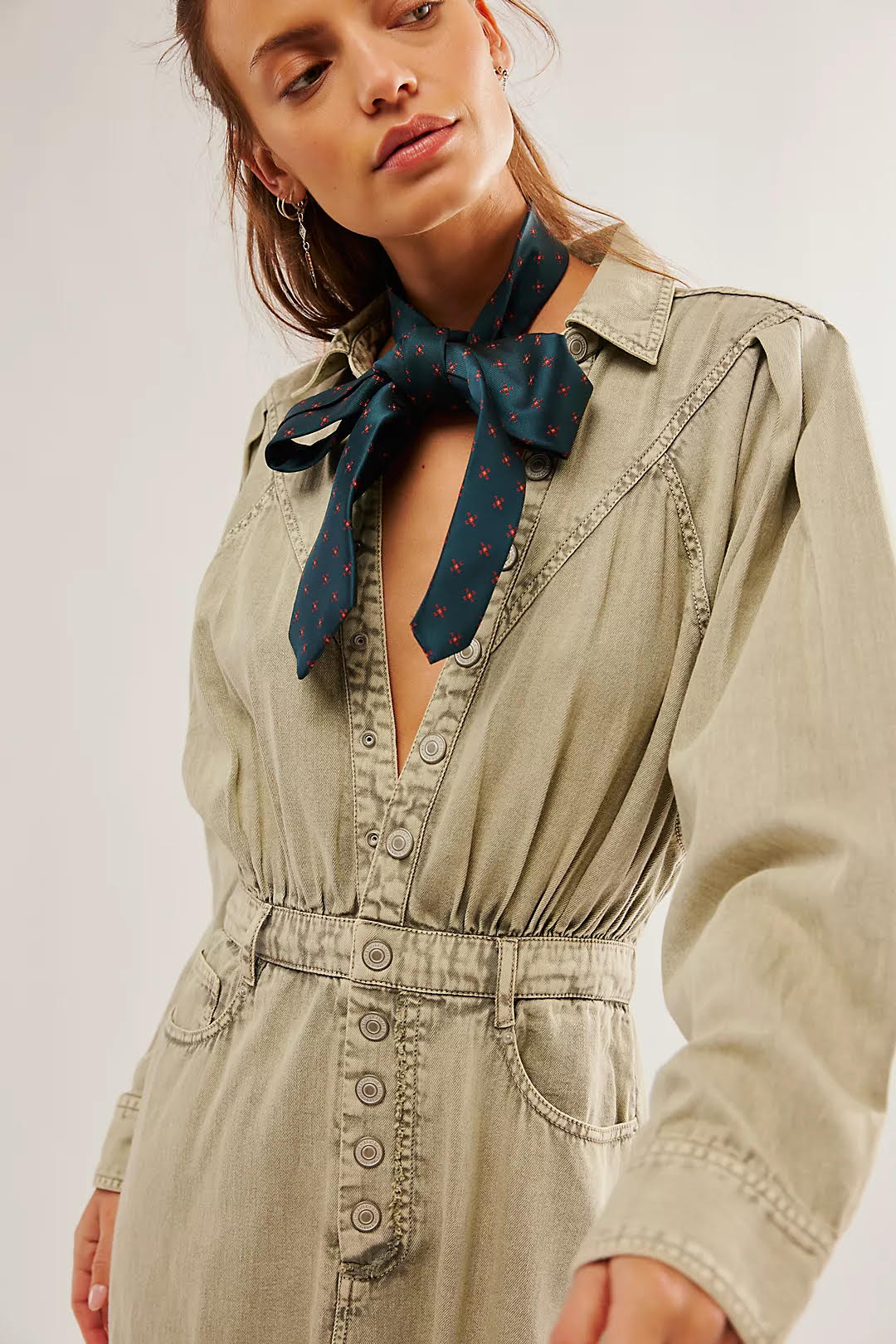 Mad Love Denim Midi front