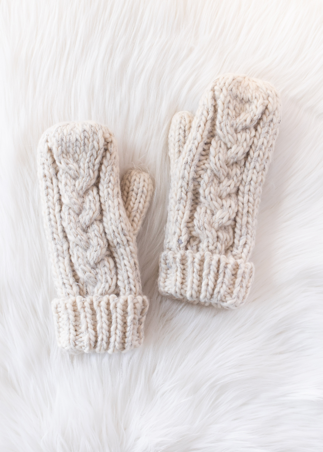 Cable Mittens