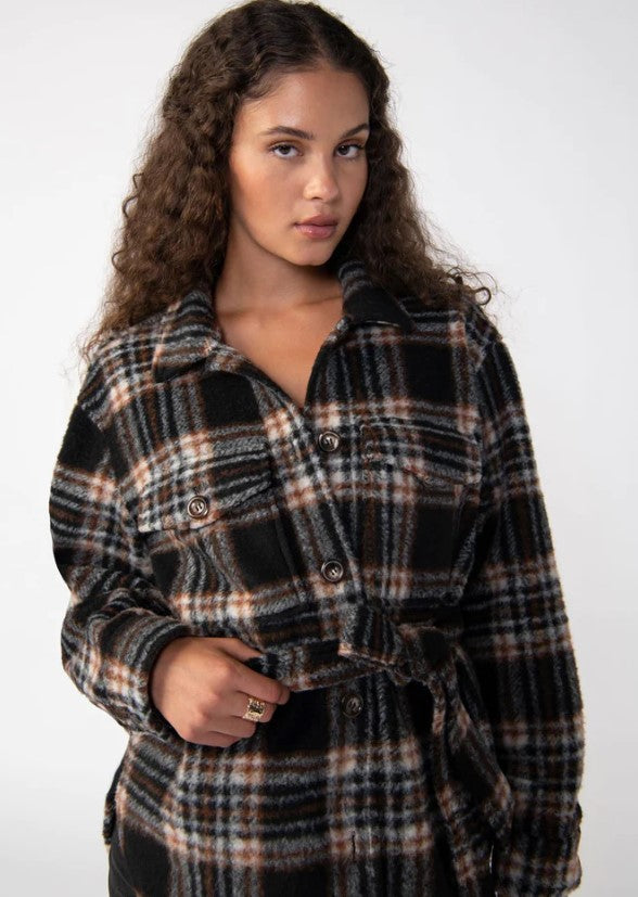 Shay Shacket Essex Plaid