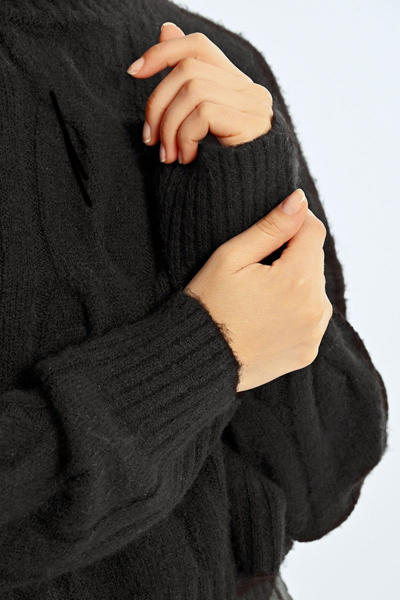 Soft Knit Cable Sweater 1