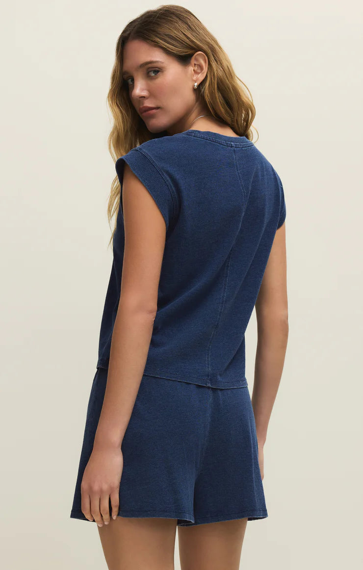 Camino Denim Top