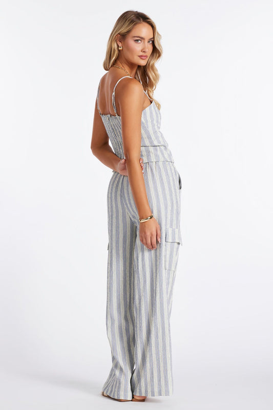 Coastal Stripe Cargo Pant