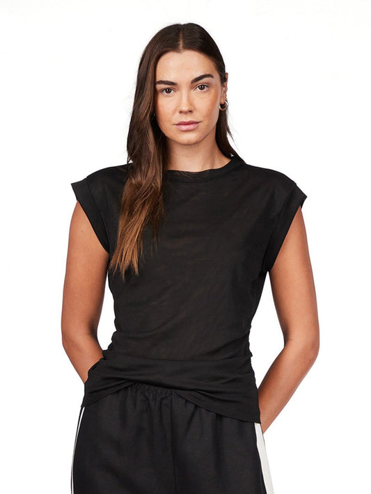 Charisma Dolman Mesh Tee