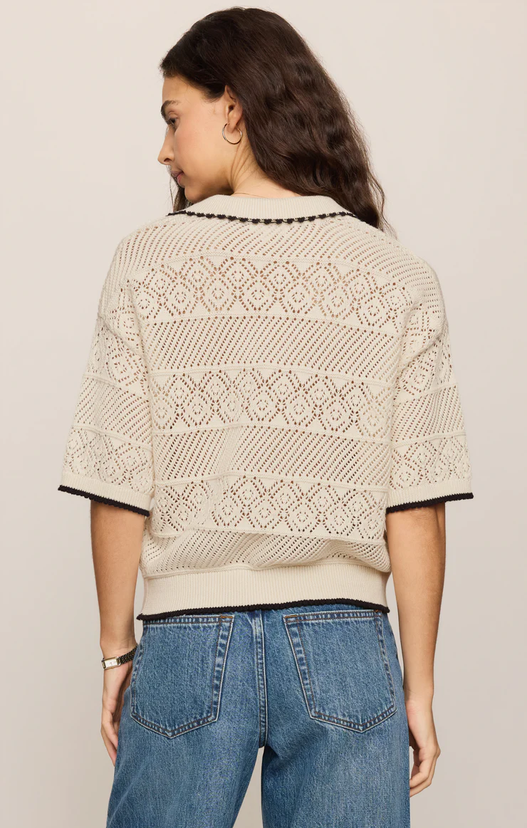 Denman Crochet Polo
