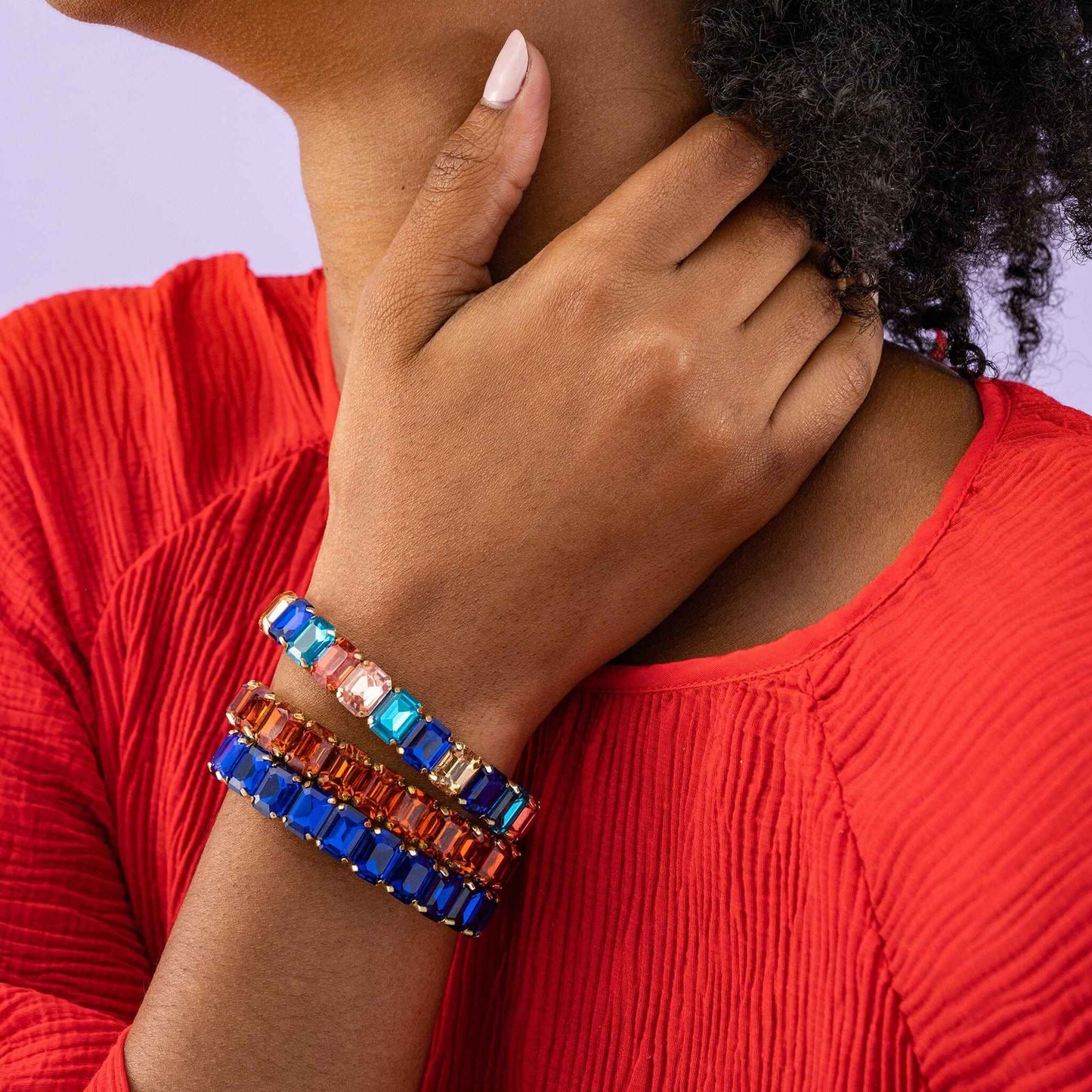 Etta Small Stone Stretch Bracelet