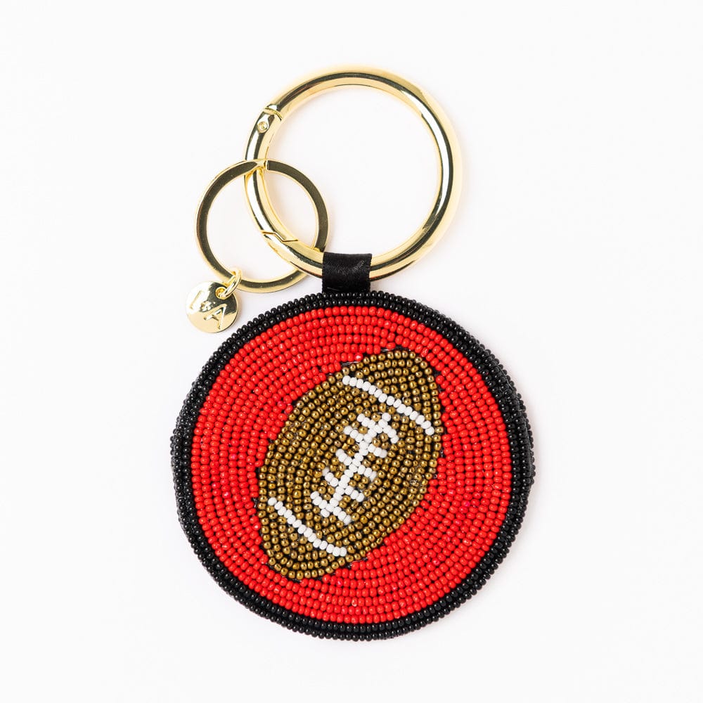 Gameday Football Seed Bead Bag Acc.