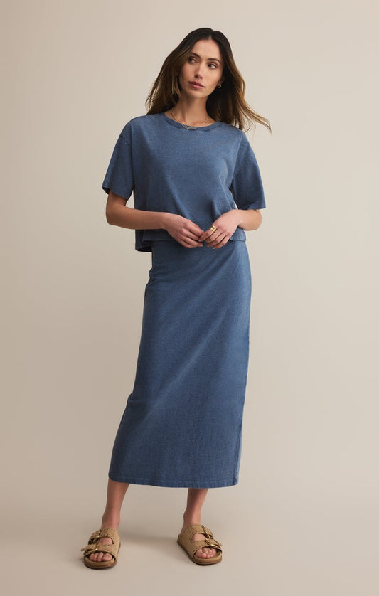 On The Go Jersey Denim Tee