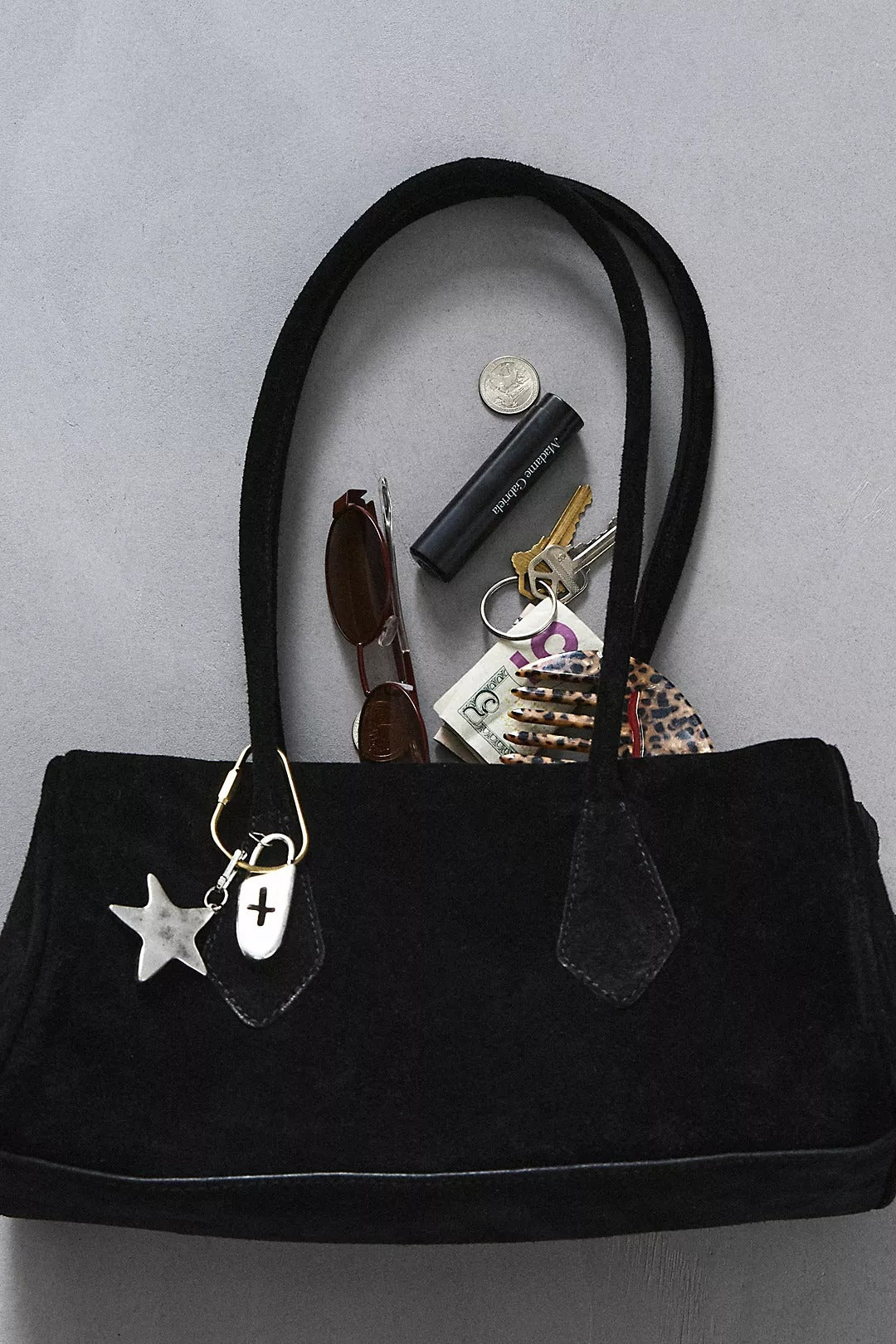 Sierra Suede Shoulder Bag