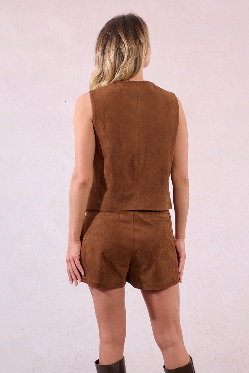 Suede Vest
