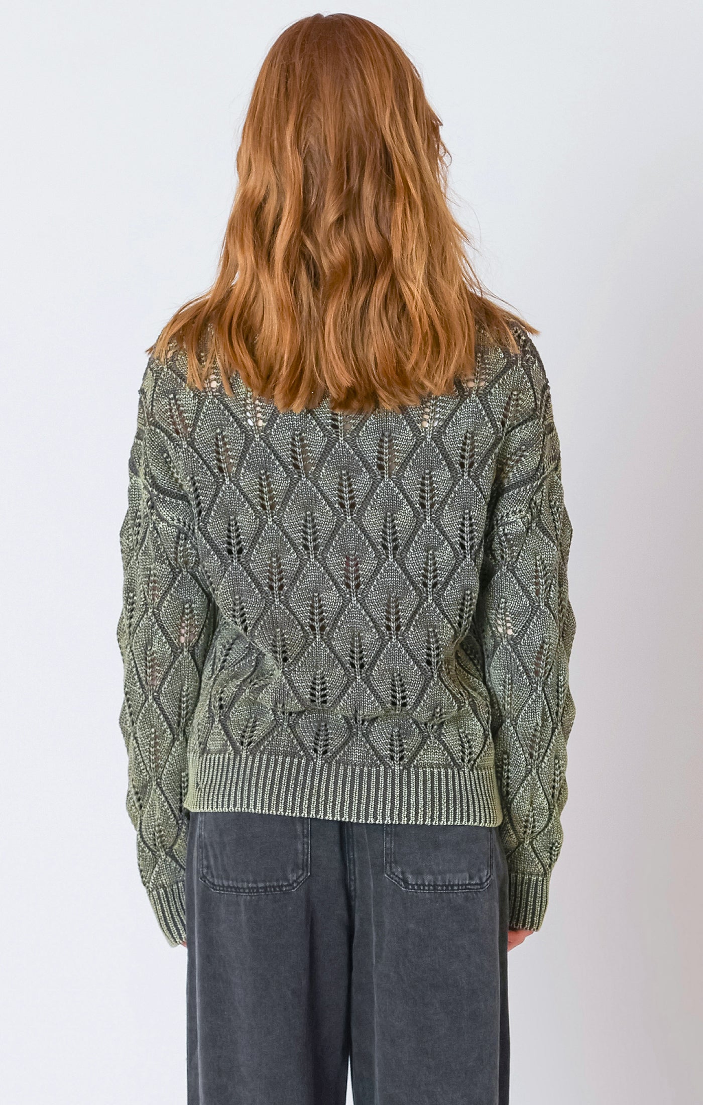 Washed Khaki Sweater