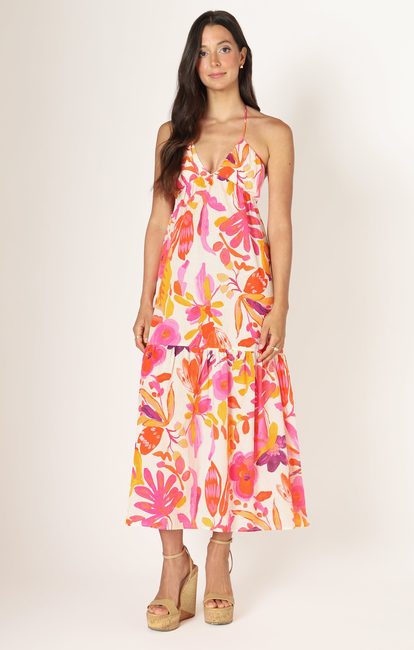 Bold Floral Maxi