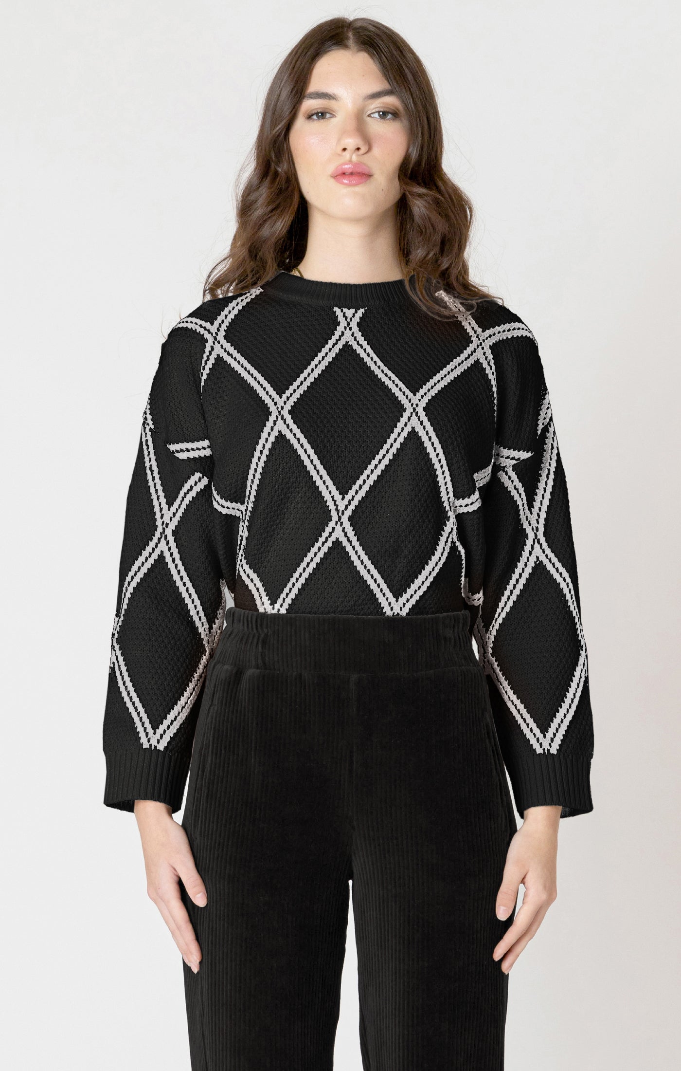 Black/Cream Sweater