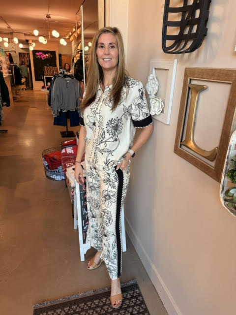 Woven Print Top