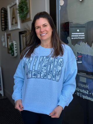 School Floral Sweatshirt