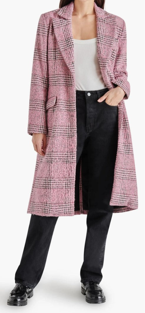 Pink Check Coat
