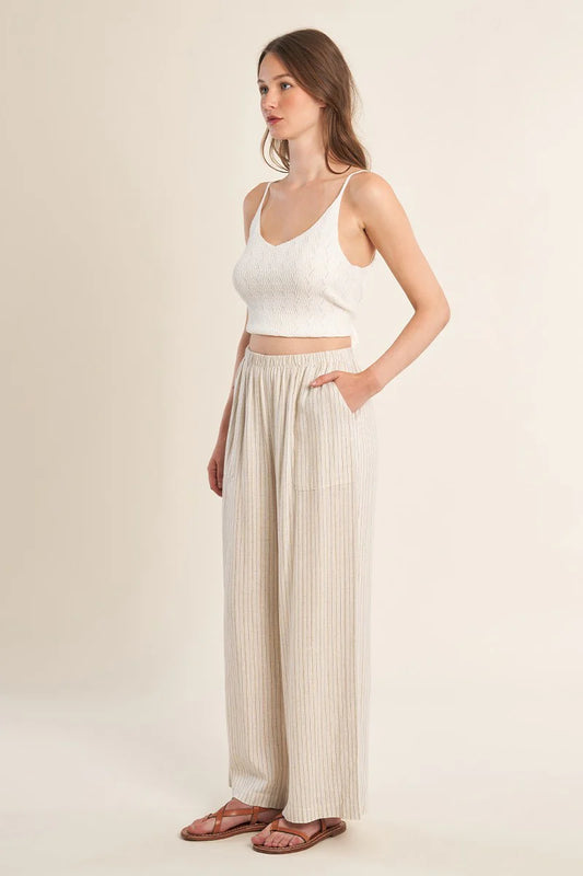 Casual Striped Pant