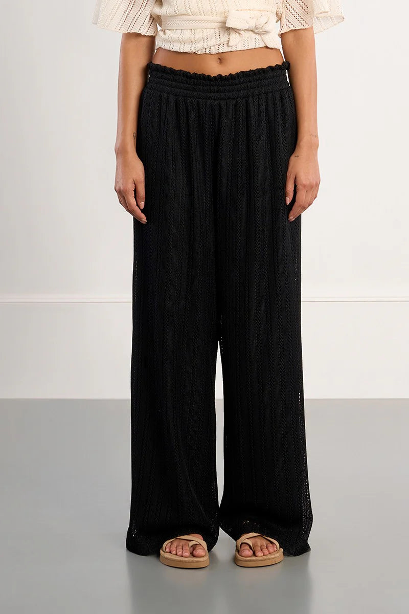 Wide Leg Knit Pants