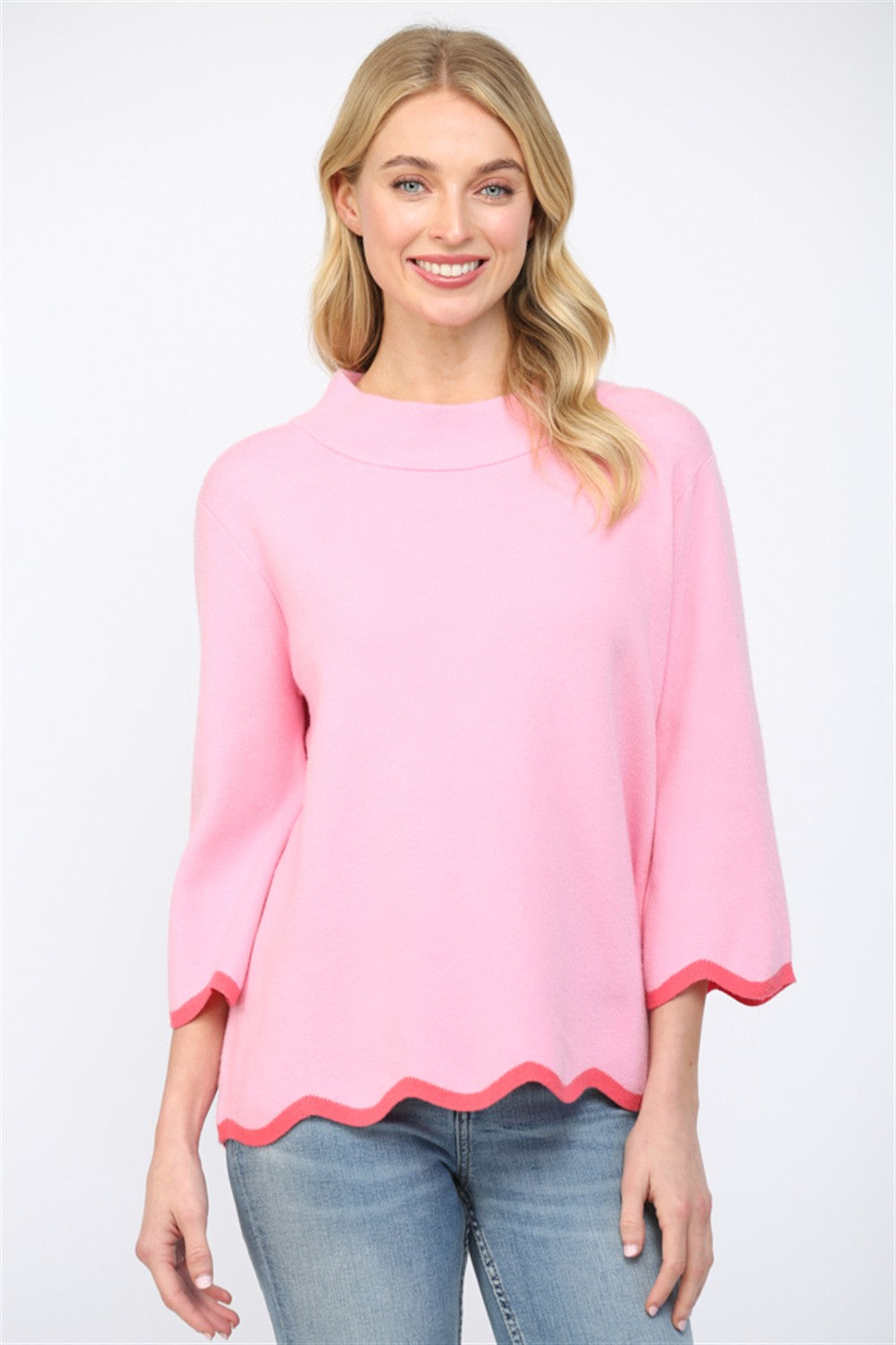 Scallop Edge Sweater