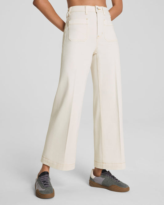Crop Wide Patch Pocket
