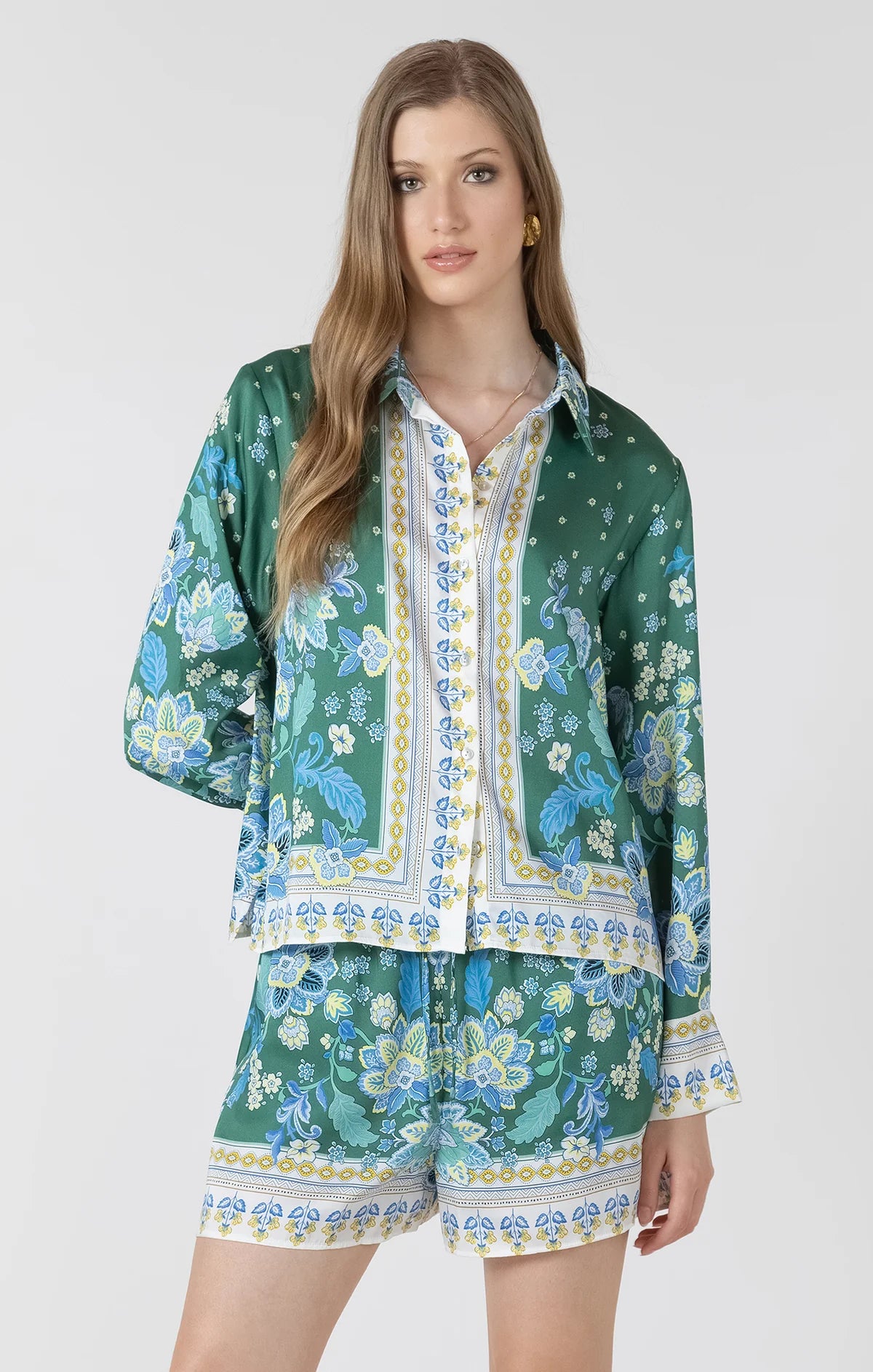 Silky Scarf Blouse