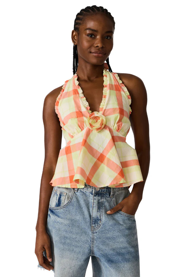 Tania Top Plaid