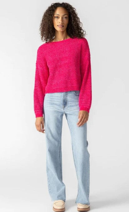 Pink Chenille Pullover