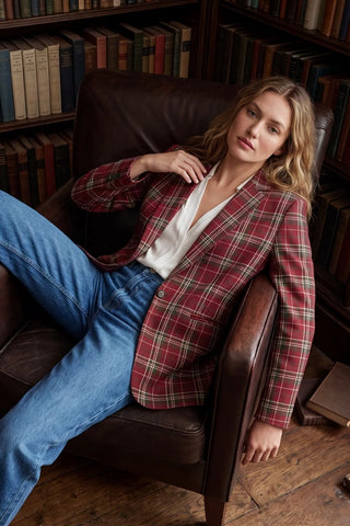 Plaid Blazer
