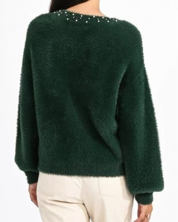 Green Sweater LA1419BN
