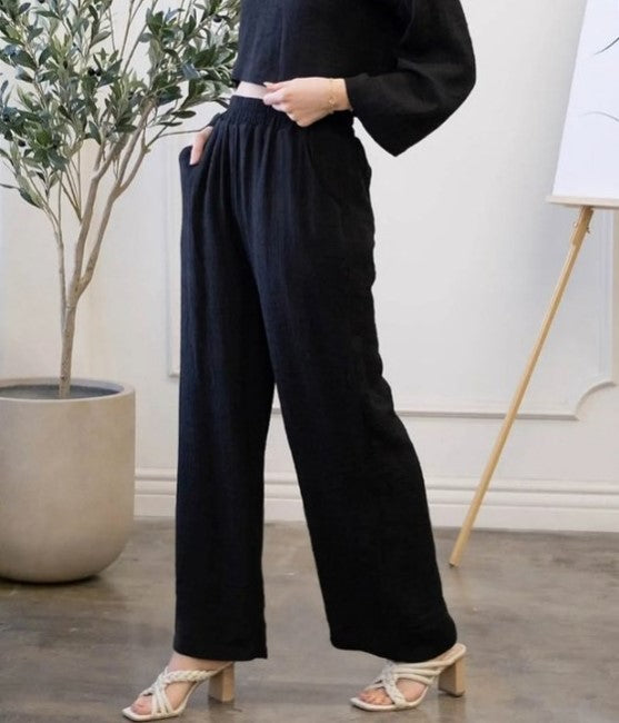 Wide Pant High Rise