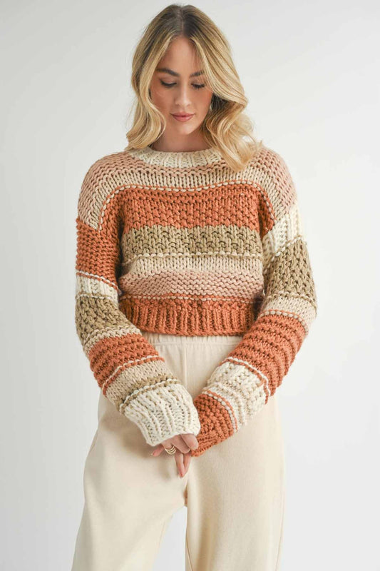 Butter Pecan Chunky Sweater