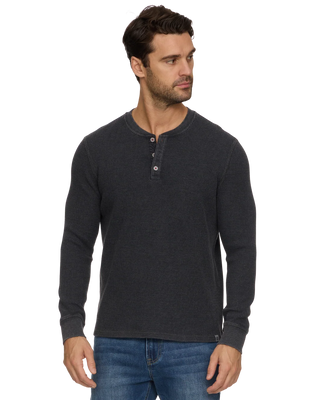 Fayston L/S Waffle Henley