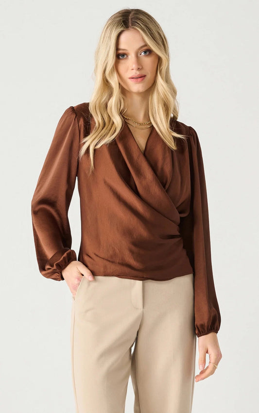 Soft Wrap Blouse