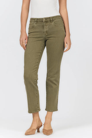 Anika Olive Mid Rise