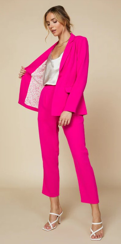 Elastic Trouser pink