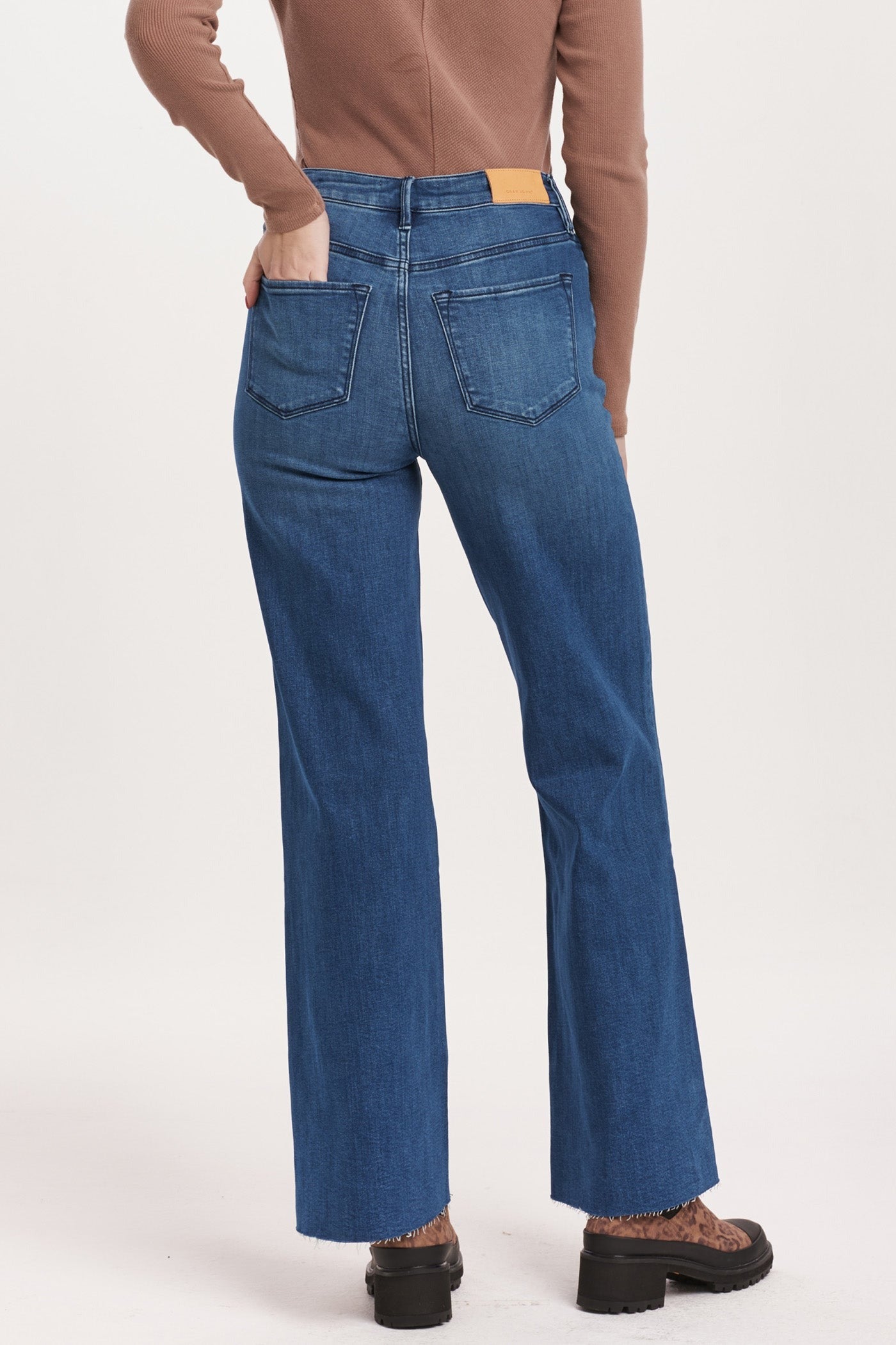 Fiona High Rise Wide Leg back
