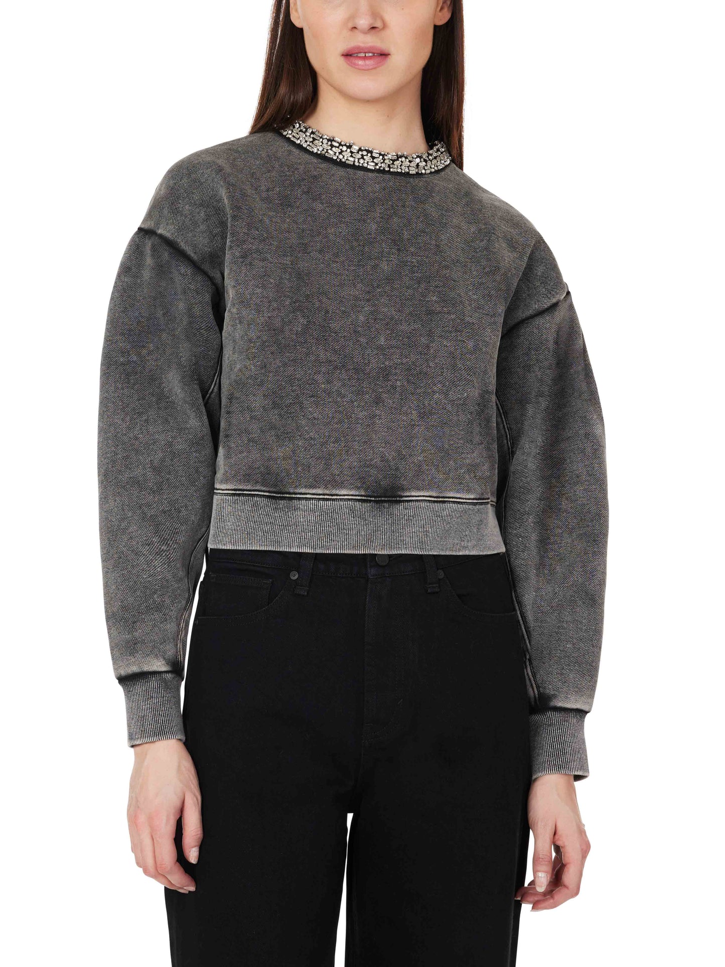 Embellished Crew Sweatshirt