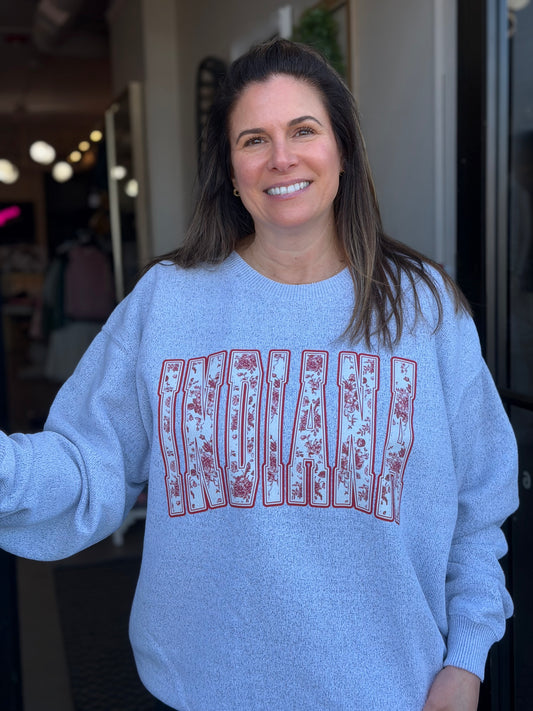 School Floral Sweatshirt