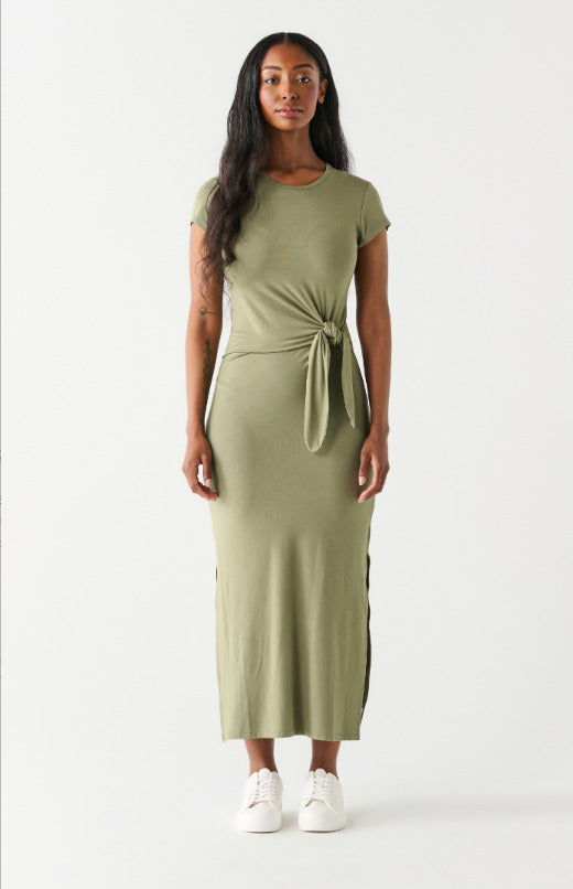 Knotted Midi Dress