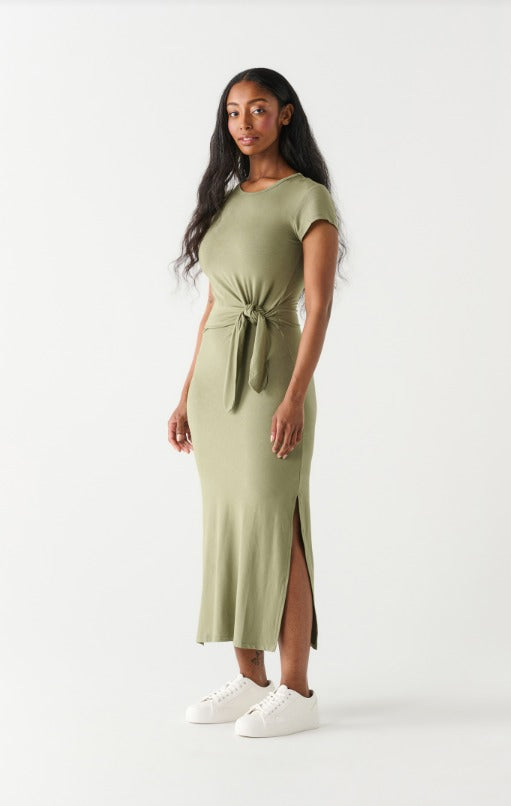 Knotted Midi Dress